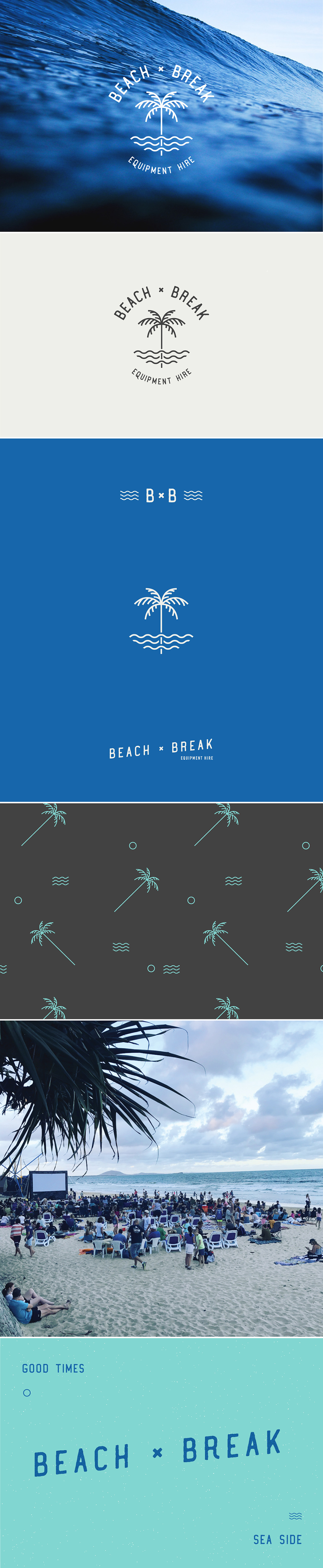 Beach Break Branding Design by Now or Never Design Studio